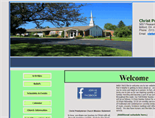 Tablet Screenshot of christpresmilford.org